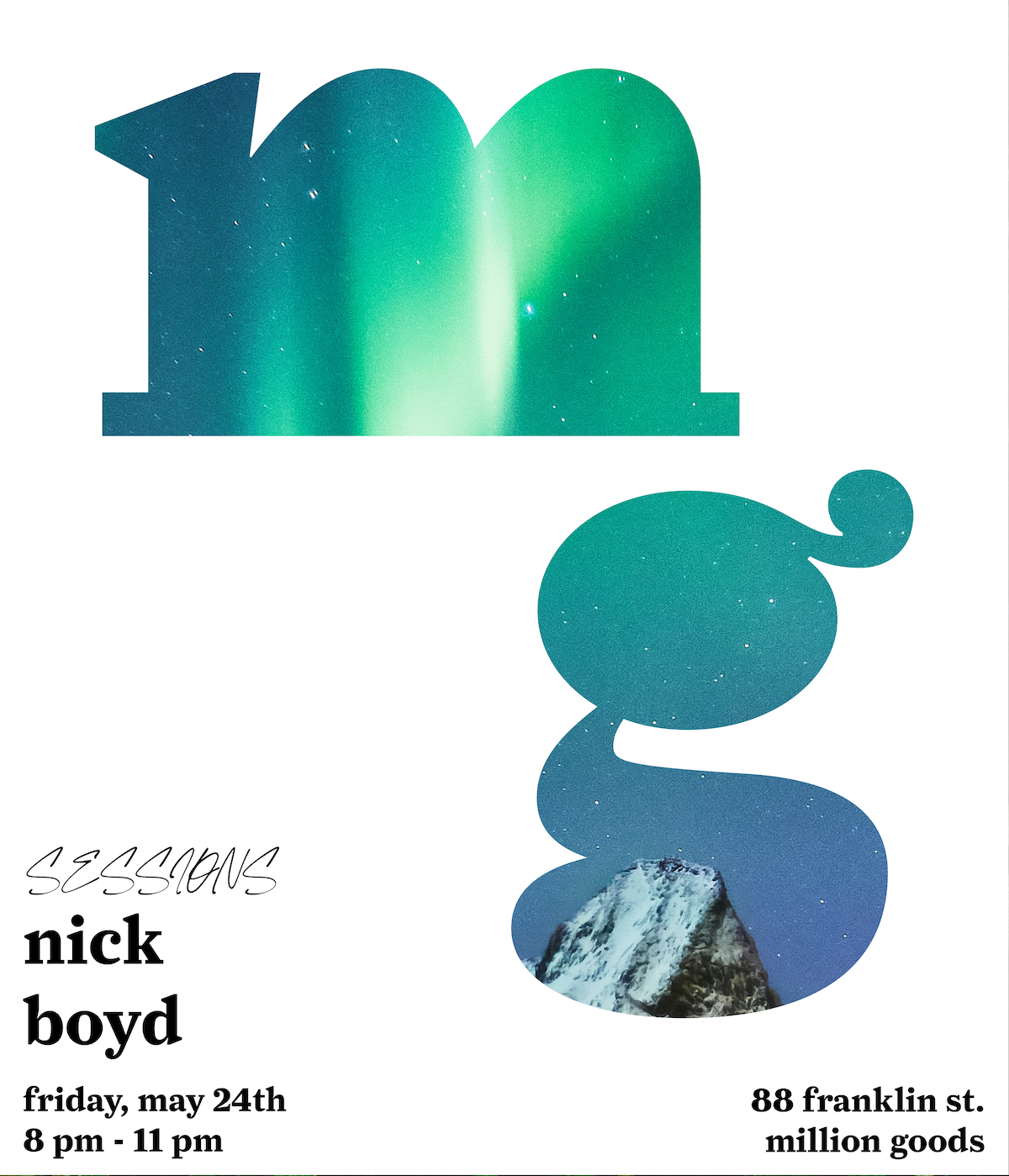 Sessions - Nick Boyd - Friday, May 24th
