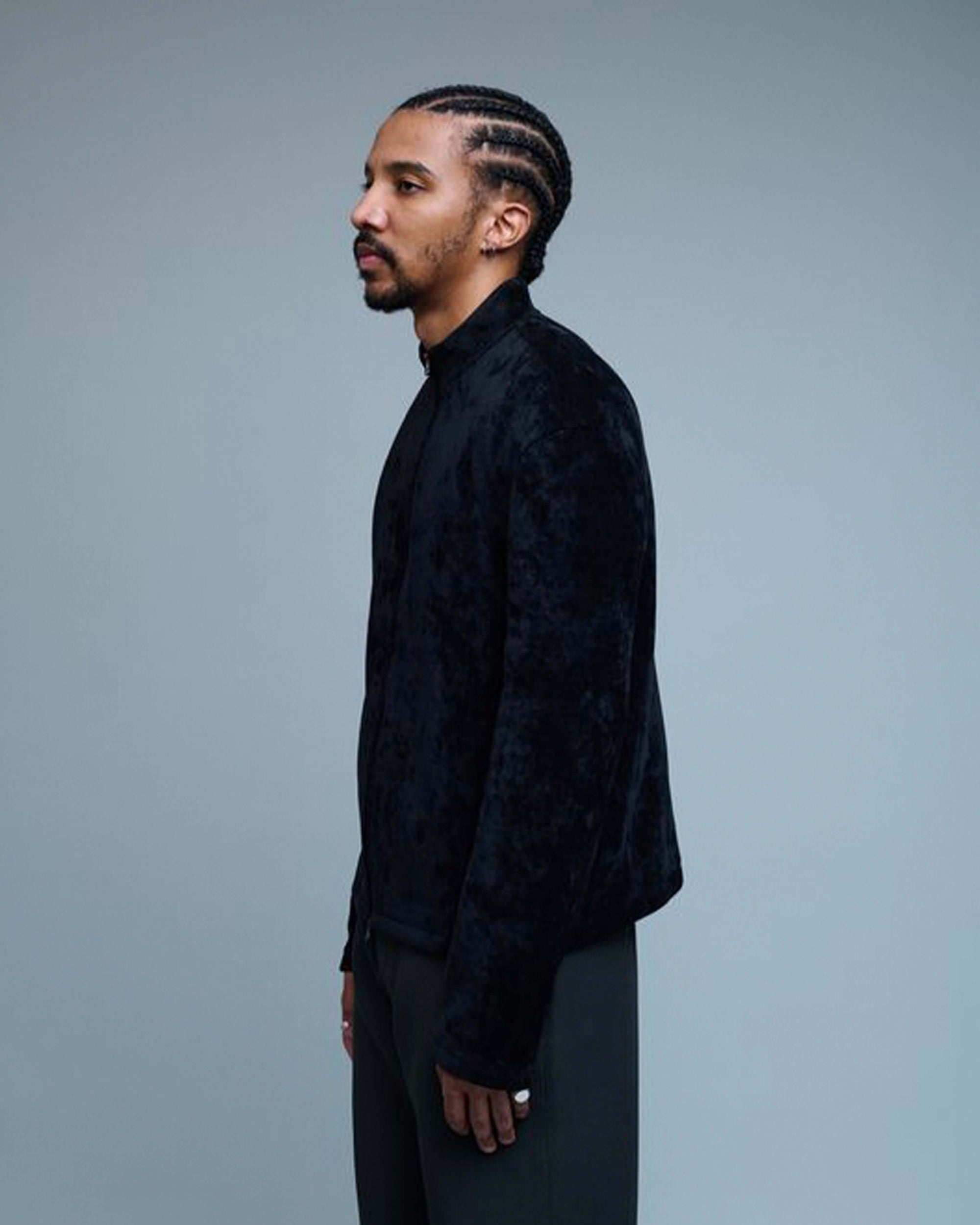 Velvet Zip Up Jumper