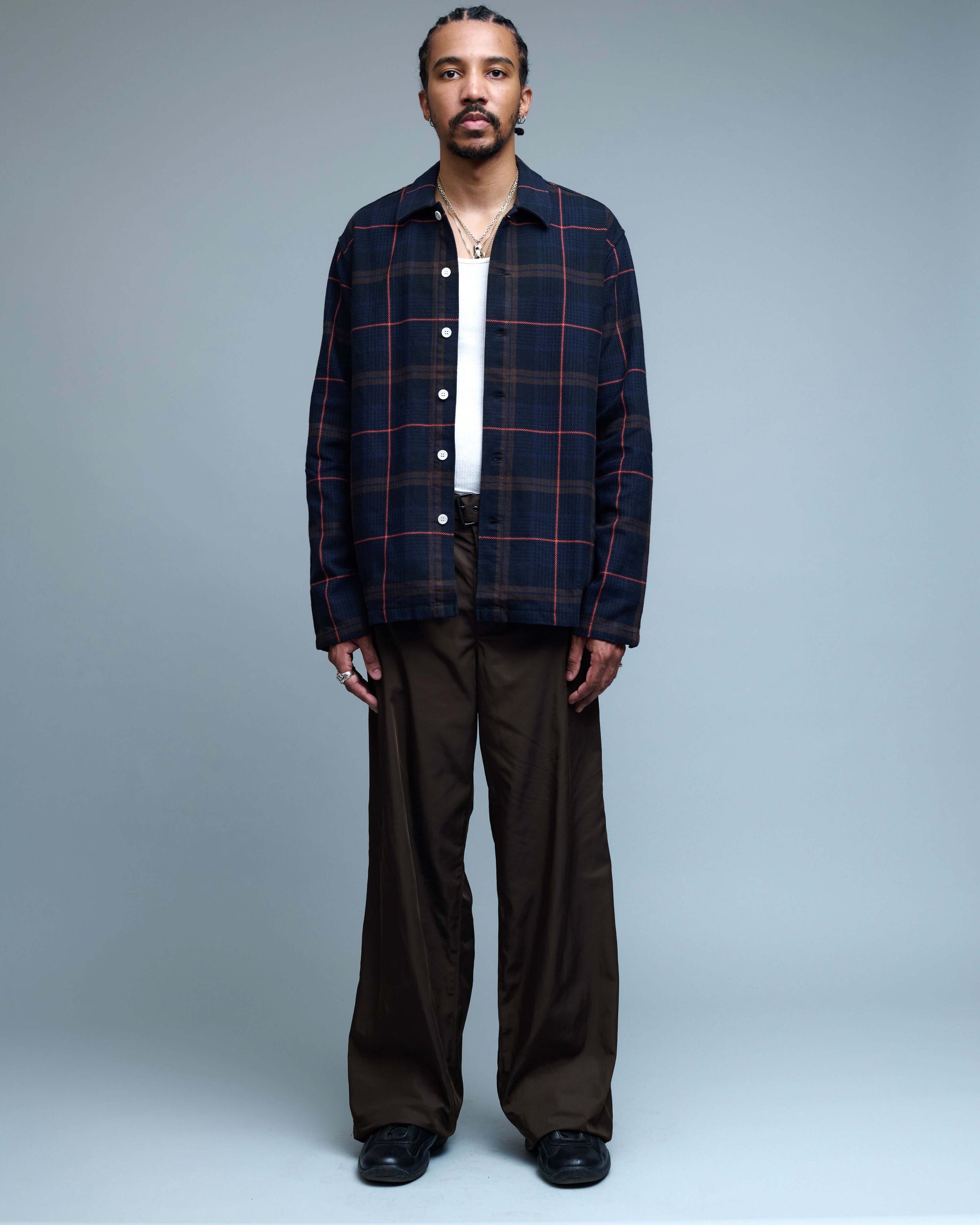 Tyra Big Check Shirt Jacket