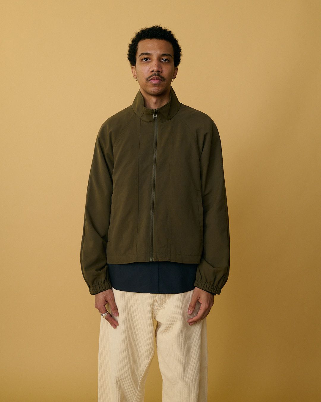 【MODIMOOD】SWEDI POWDER JACKET Berner Kühl Olive Parched Track Jacket in Small at Million Goods