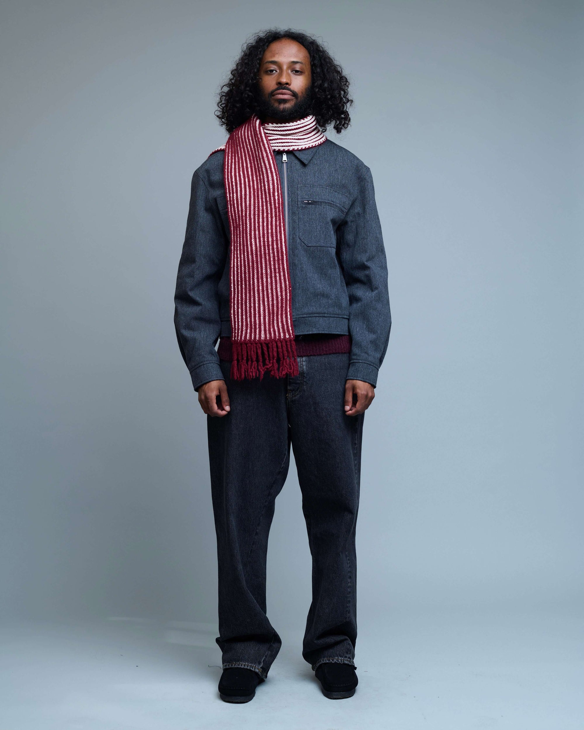 Riff Wool Blend Scarf