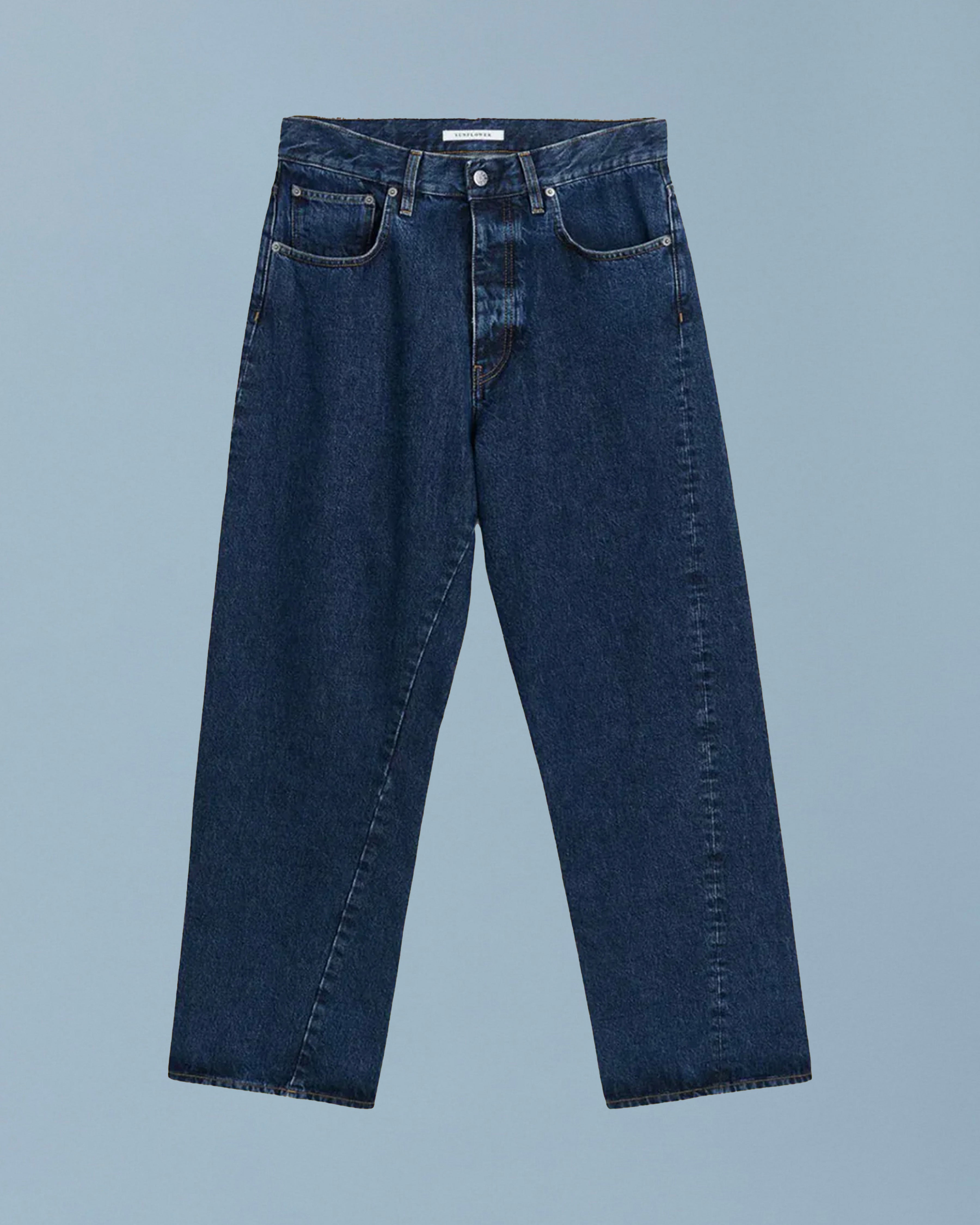 Wide Twist Jeans - Rinse Blue