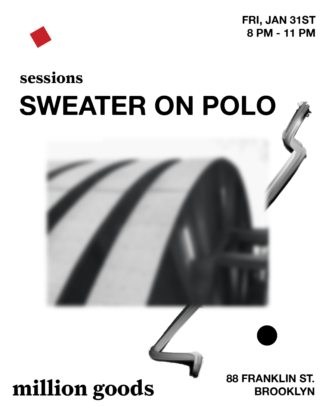 sessions with sweater on polo