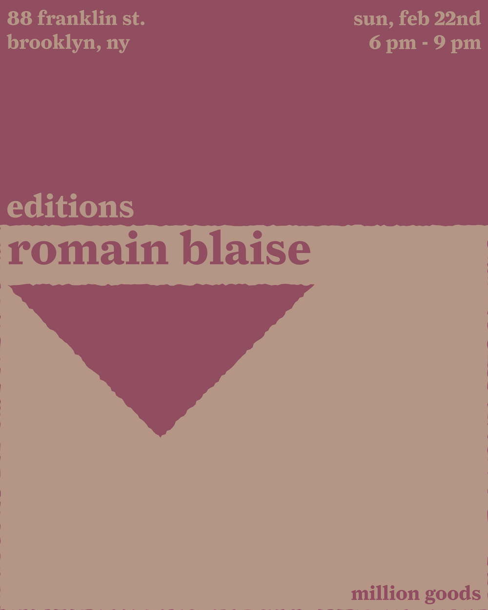 editions with roman blaise