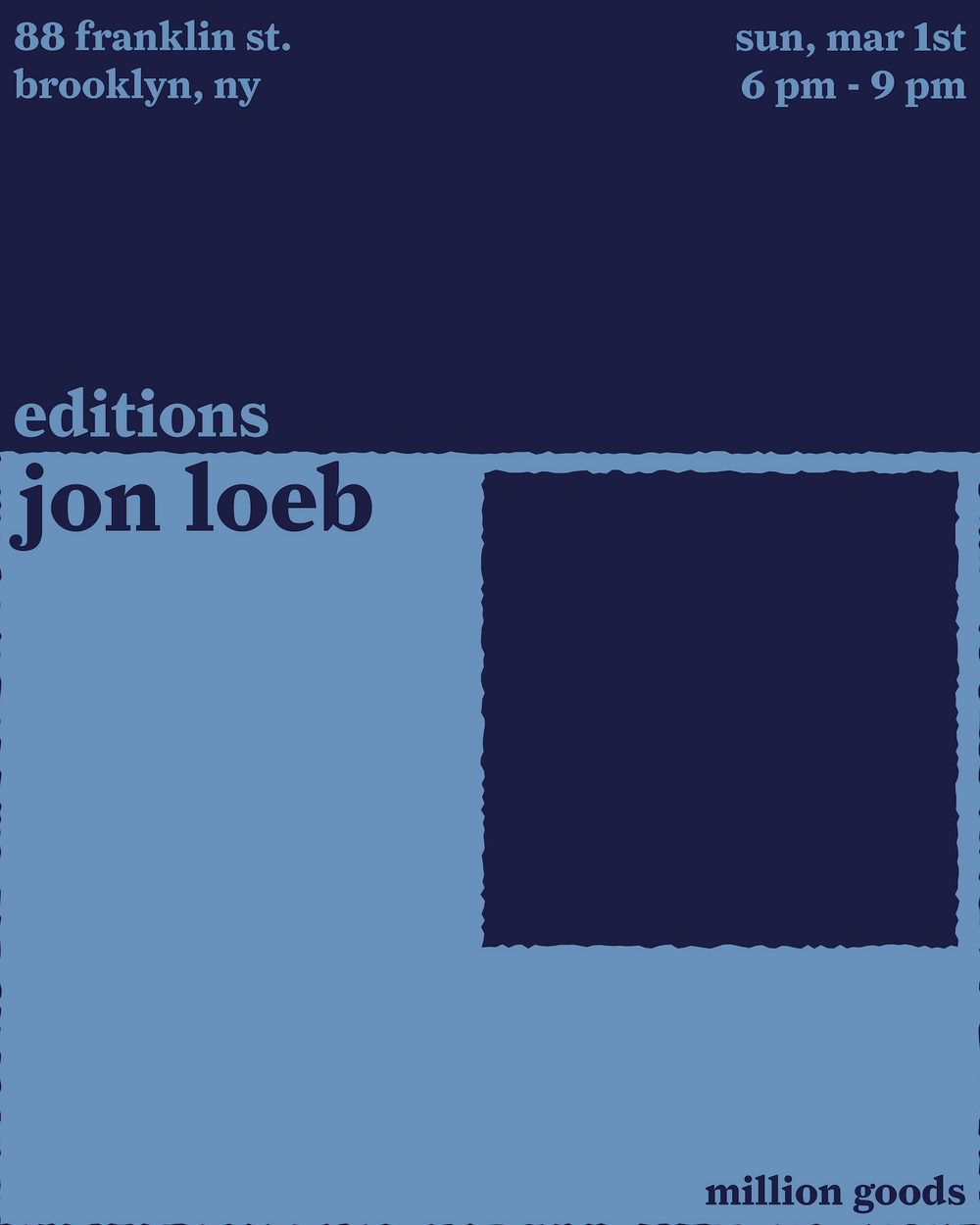 editions with jon loeb