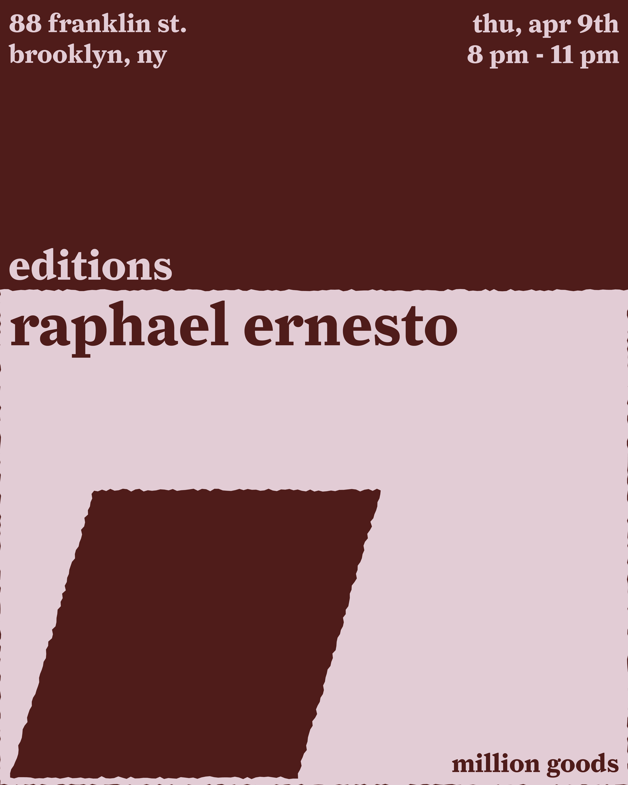 editions with raphael ernesto