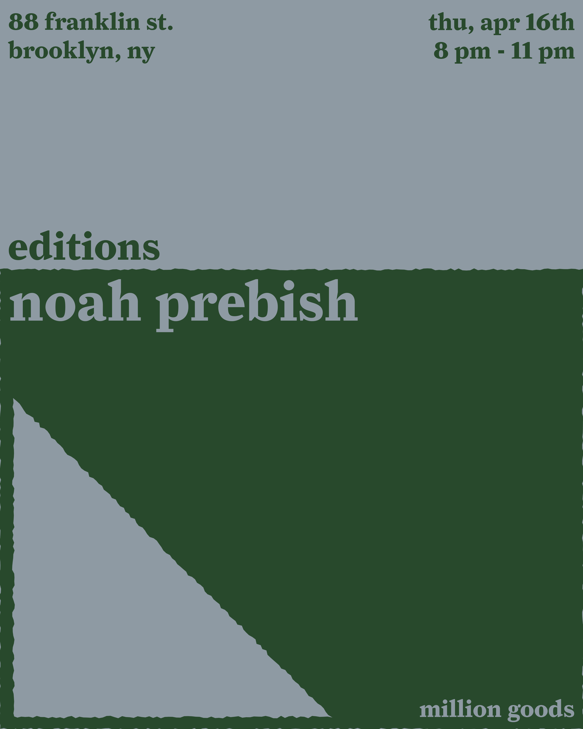 editions with noah prebish