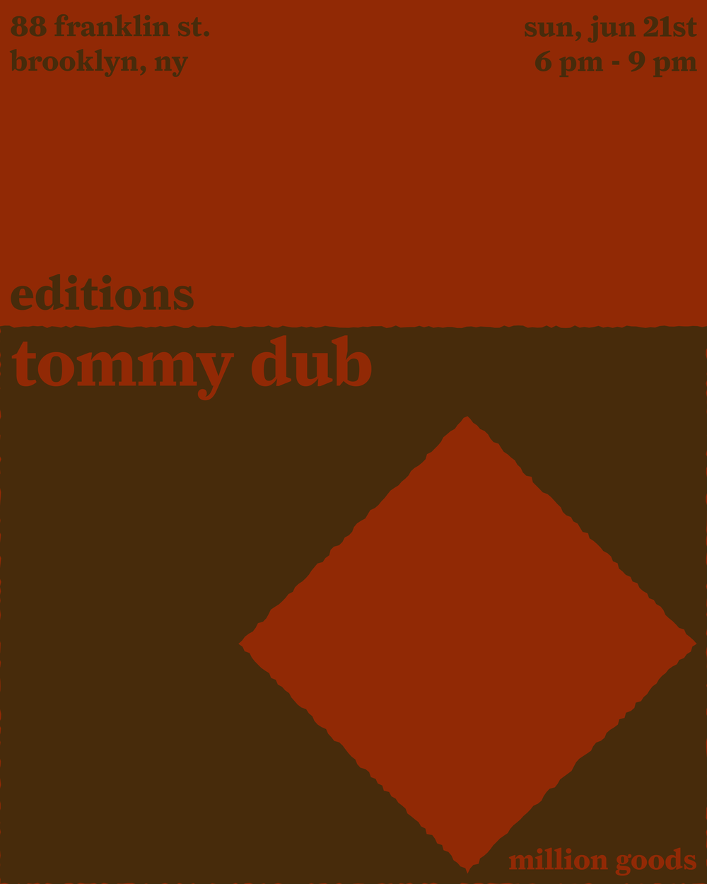 editions with tommy dub
