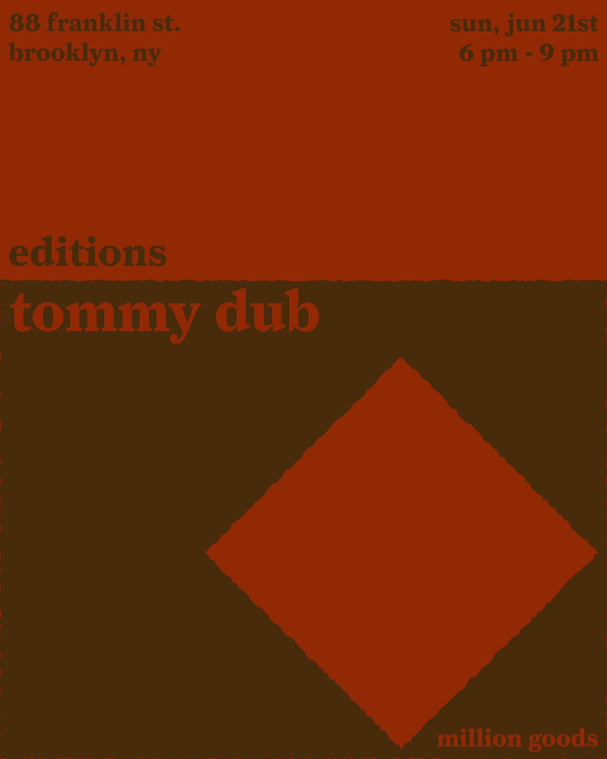 editions with tommy dub