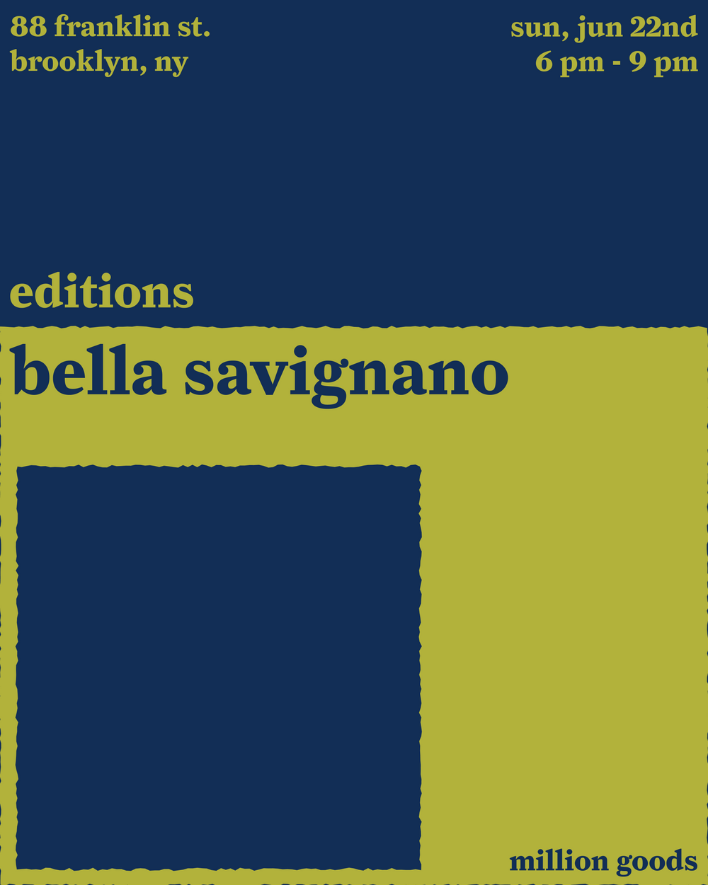 editions with bella savignano