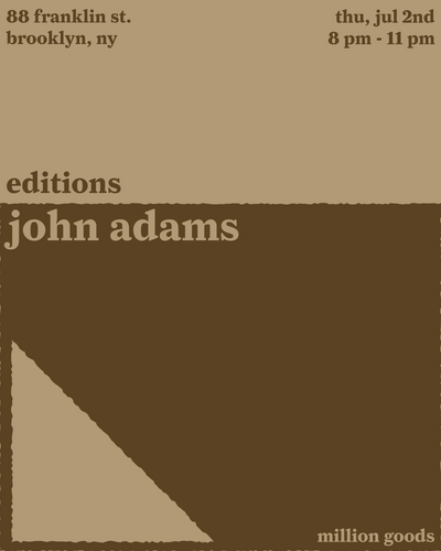 editions with john adams