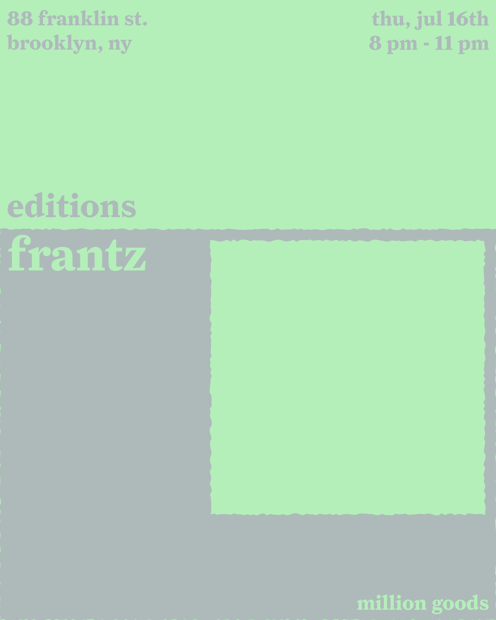 editions with frantz