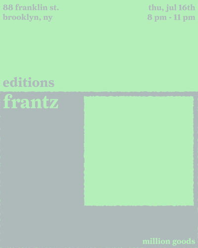 editions with frantz