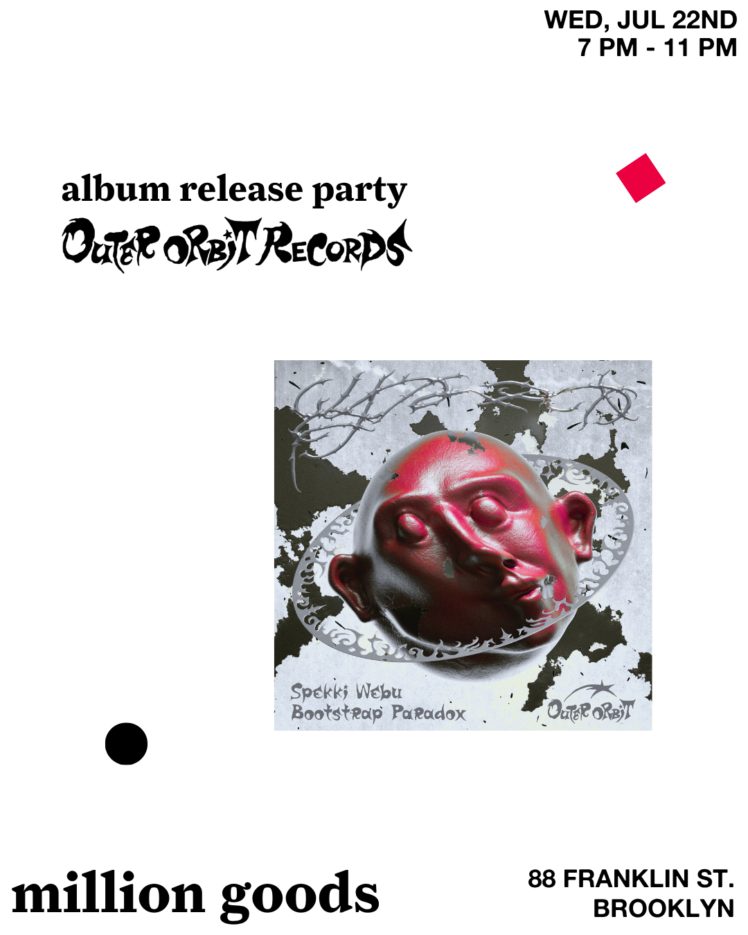 album release party with outer orbit records