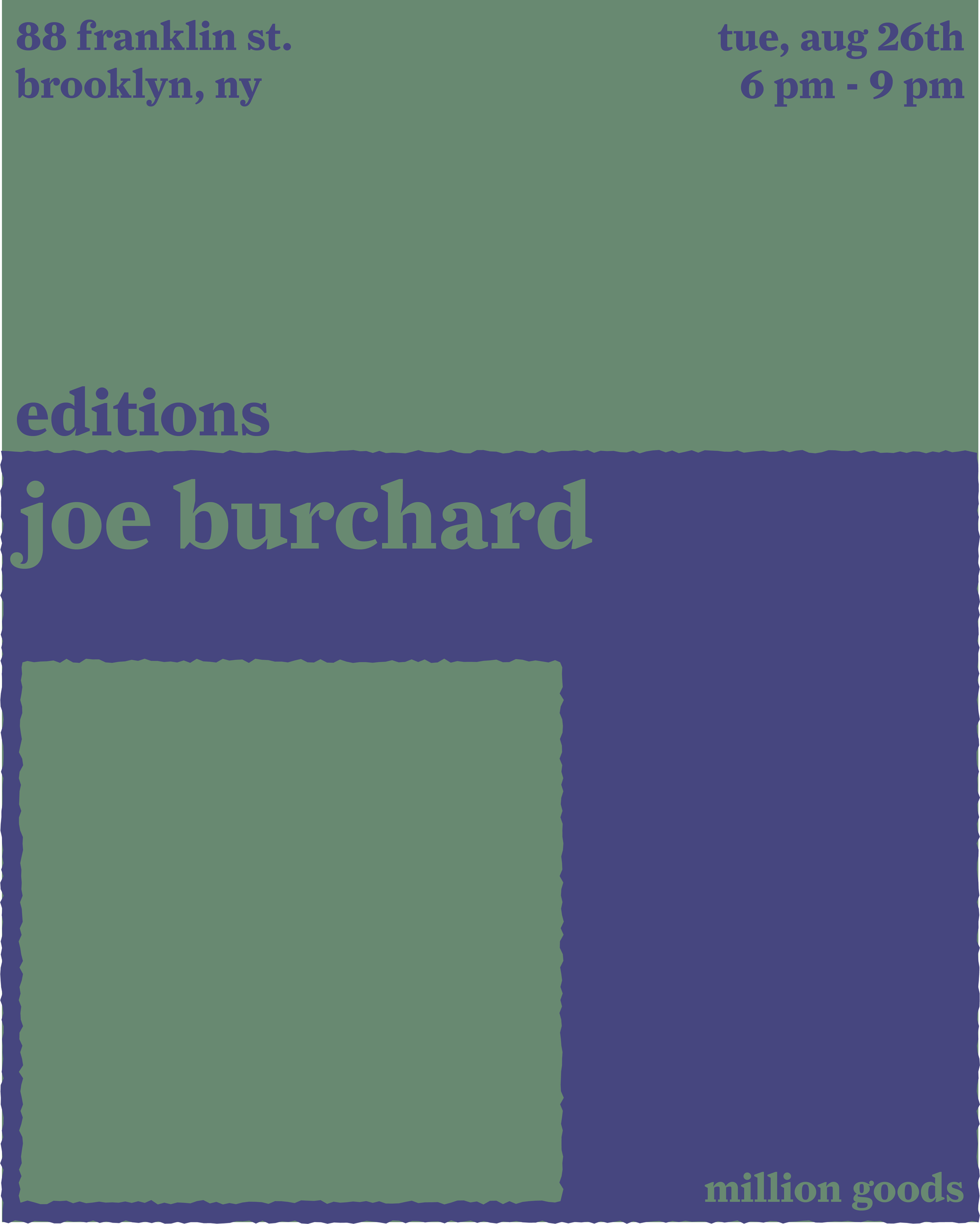 editions with joe burchard