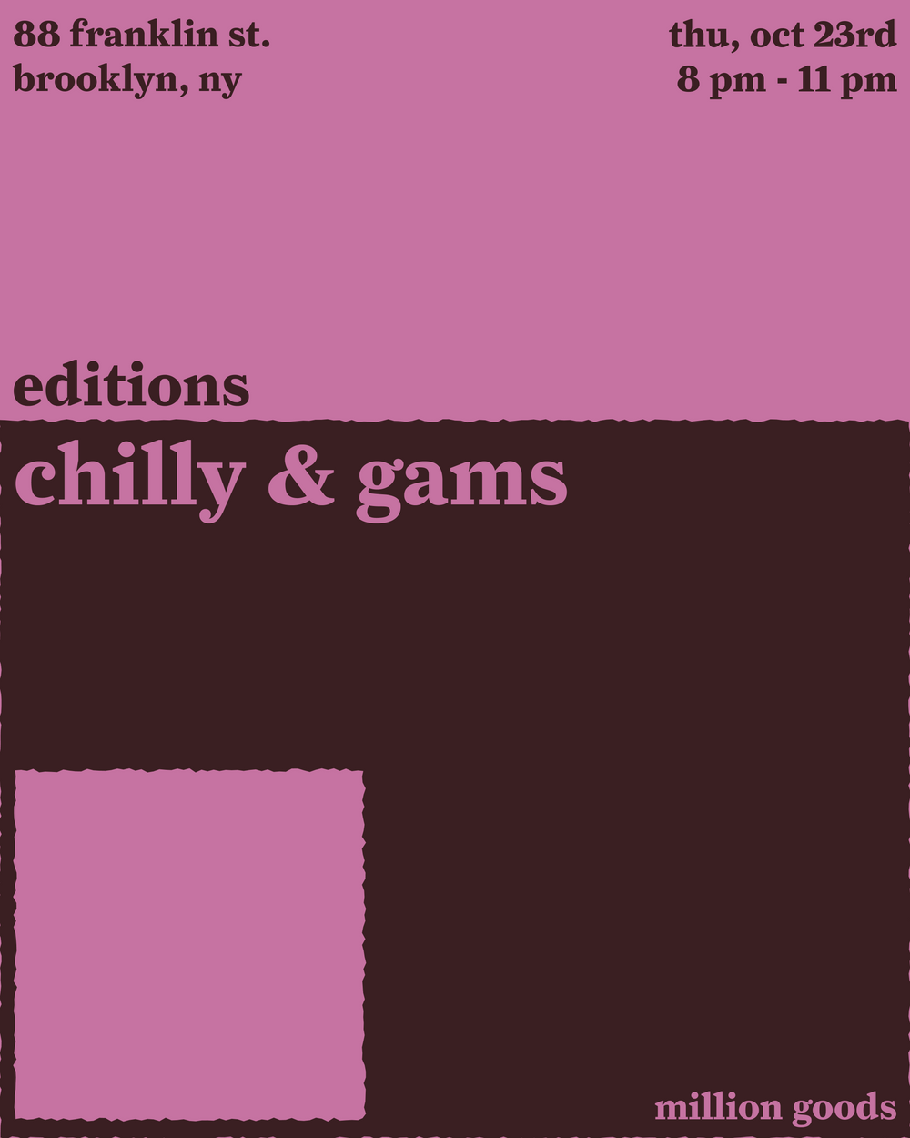 editions with chilly & gams