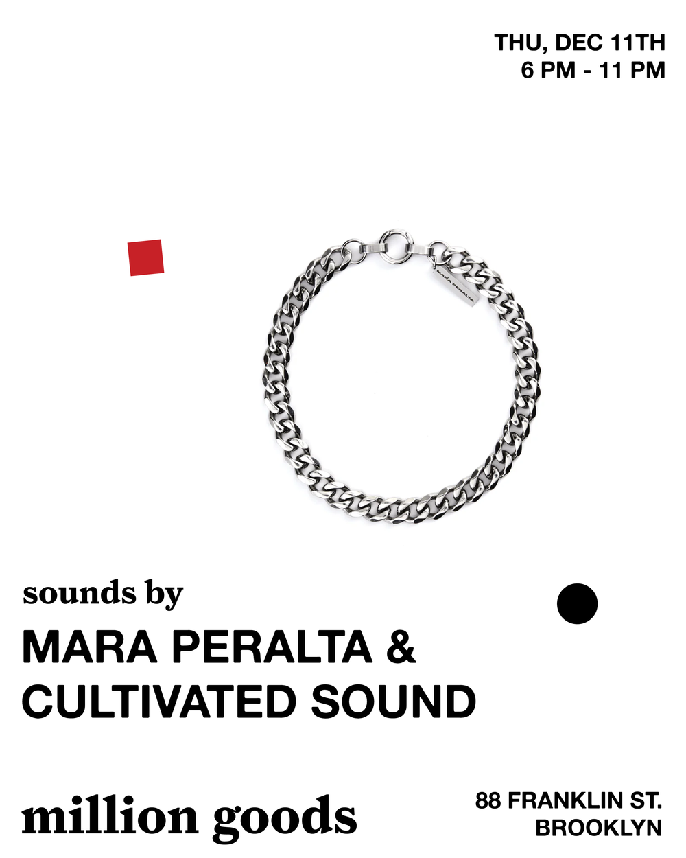 mara paralta jewelry pop-up & cultivated sound