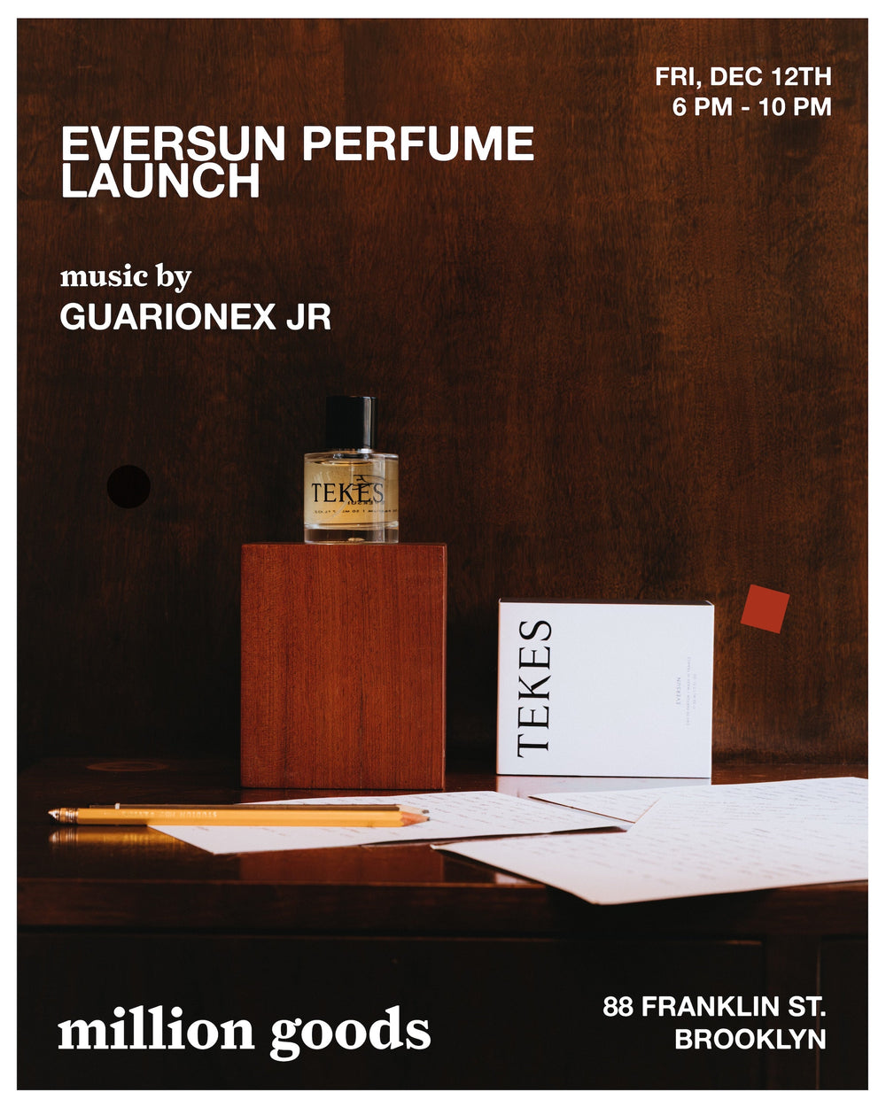 tekes eversun perfume launch