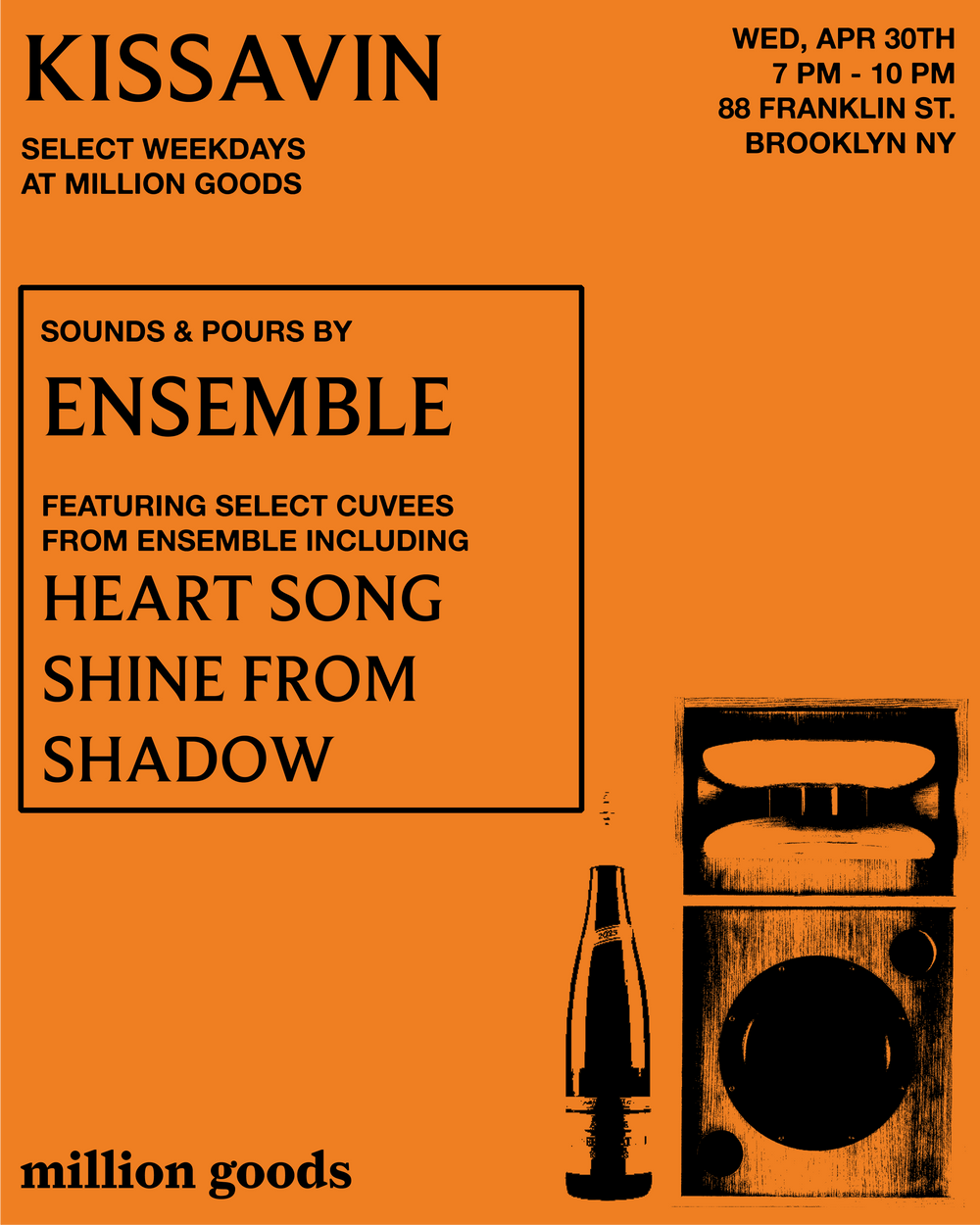kissavin with ensemble