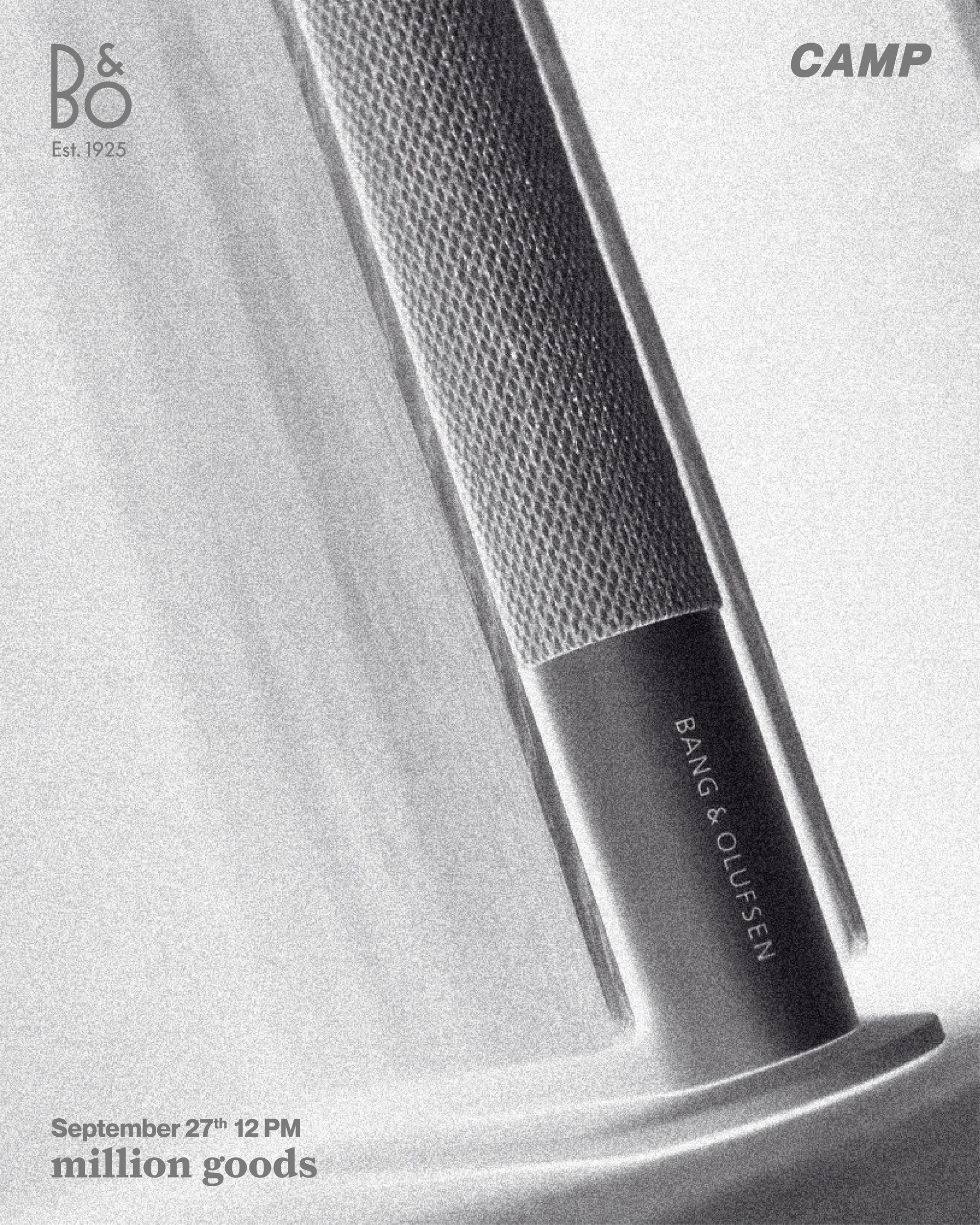 camp3 x bang & olufsen x smør