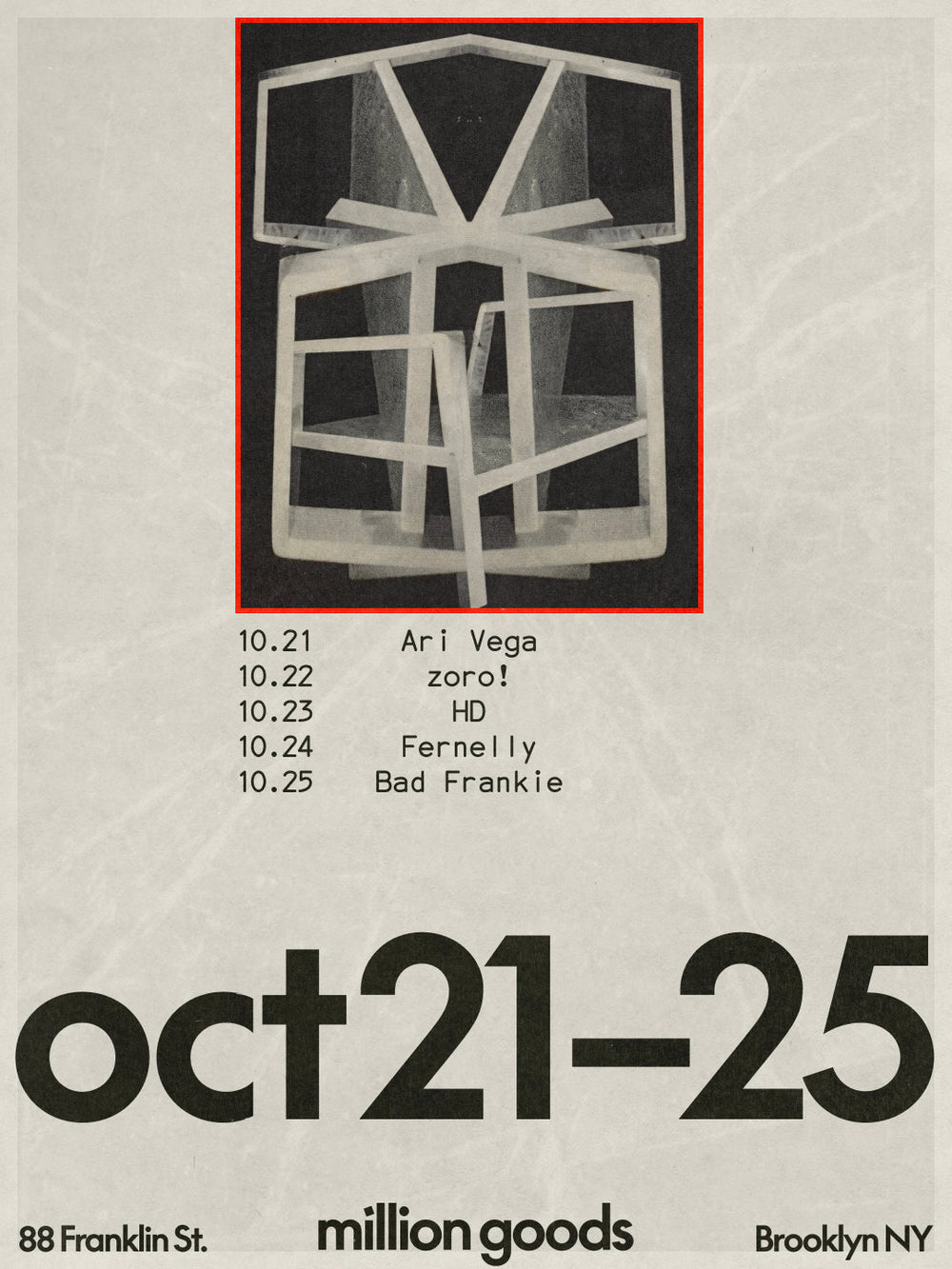 greenpoint: oct 21-25th