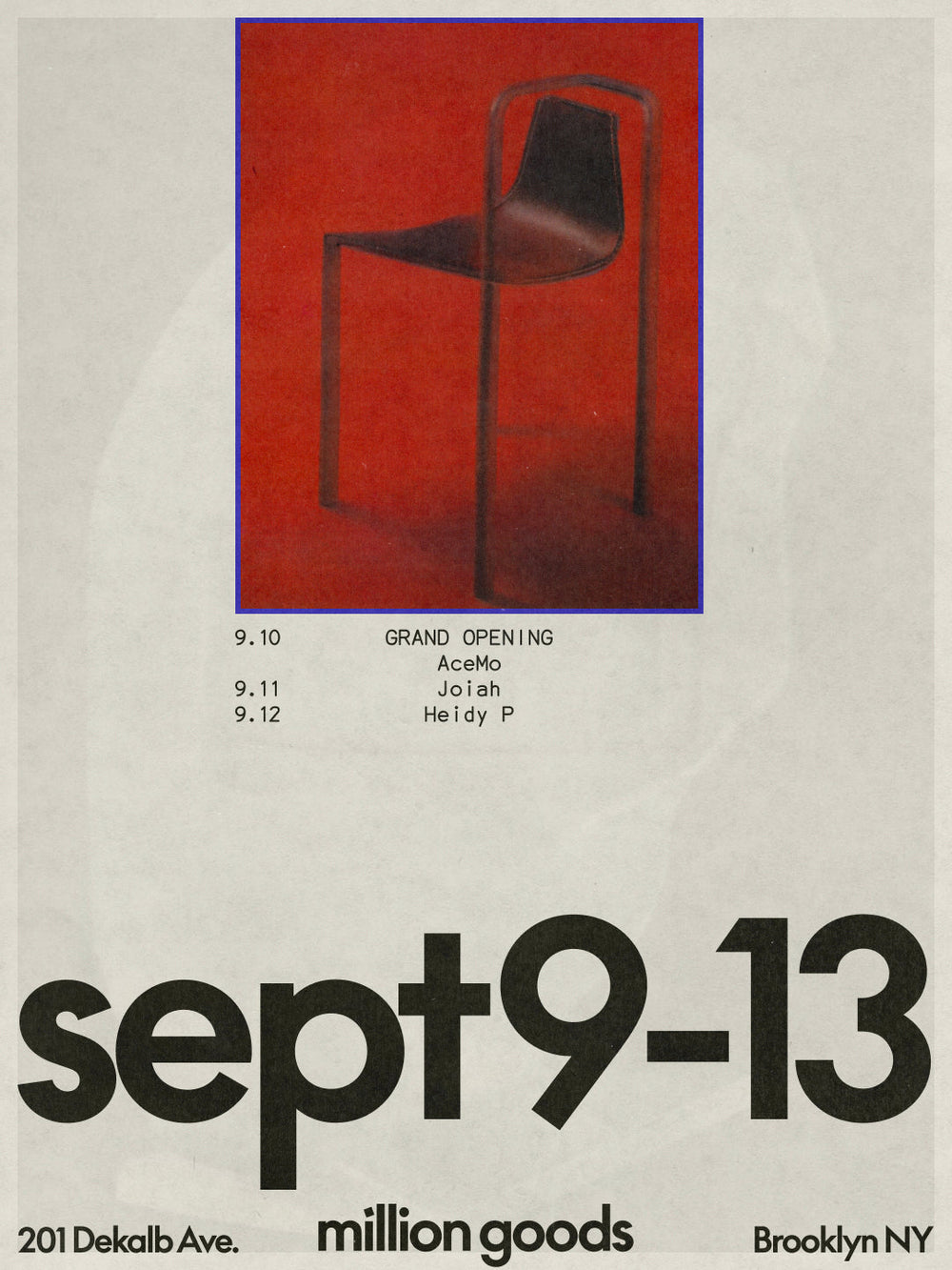 Fort Greene: 9-13 September