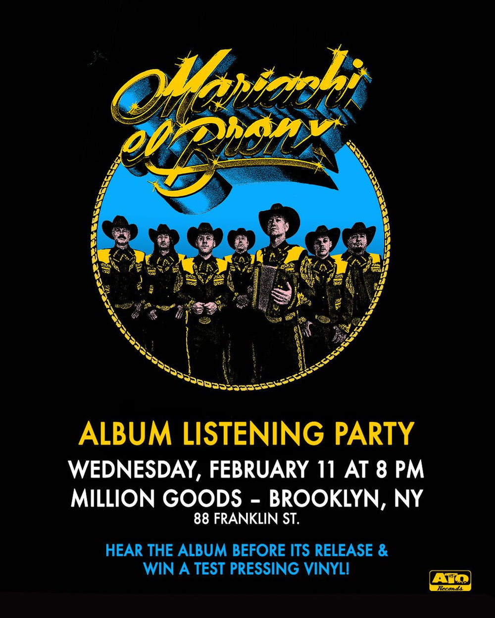 album listening party mariachi of bronx