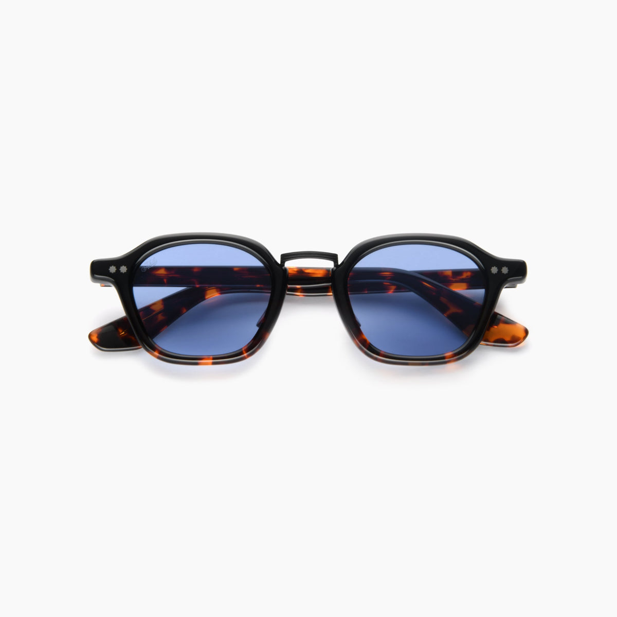 AKILA Iris sunglasses in Black & Tortoise / Blue