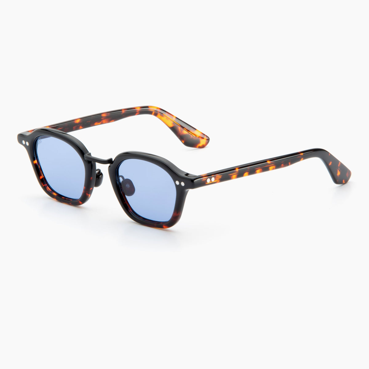 AKILA Iris sunglasses in Black & Tortoise / Blue