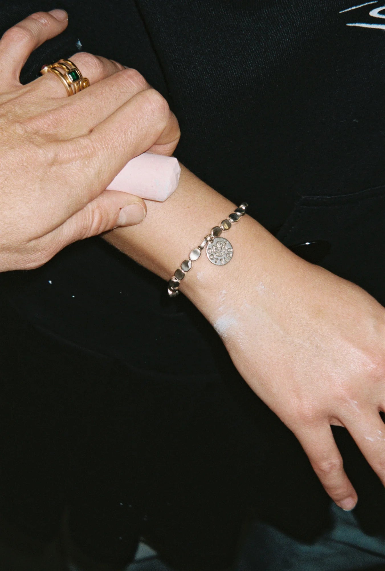 Edition 5.1 999 Silver Coated Oval Uneven Beads