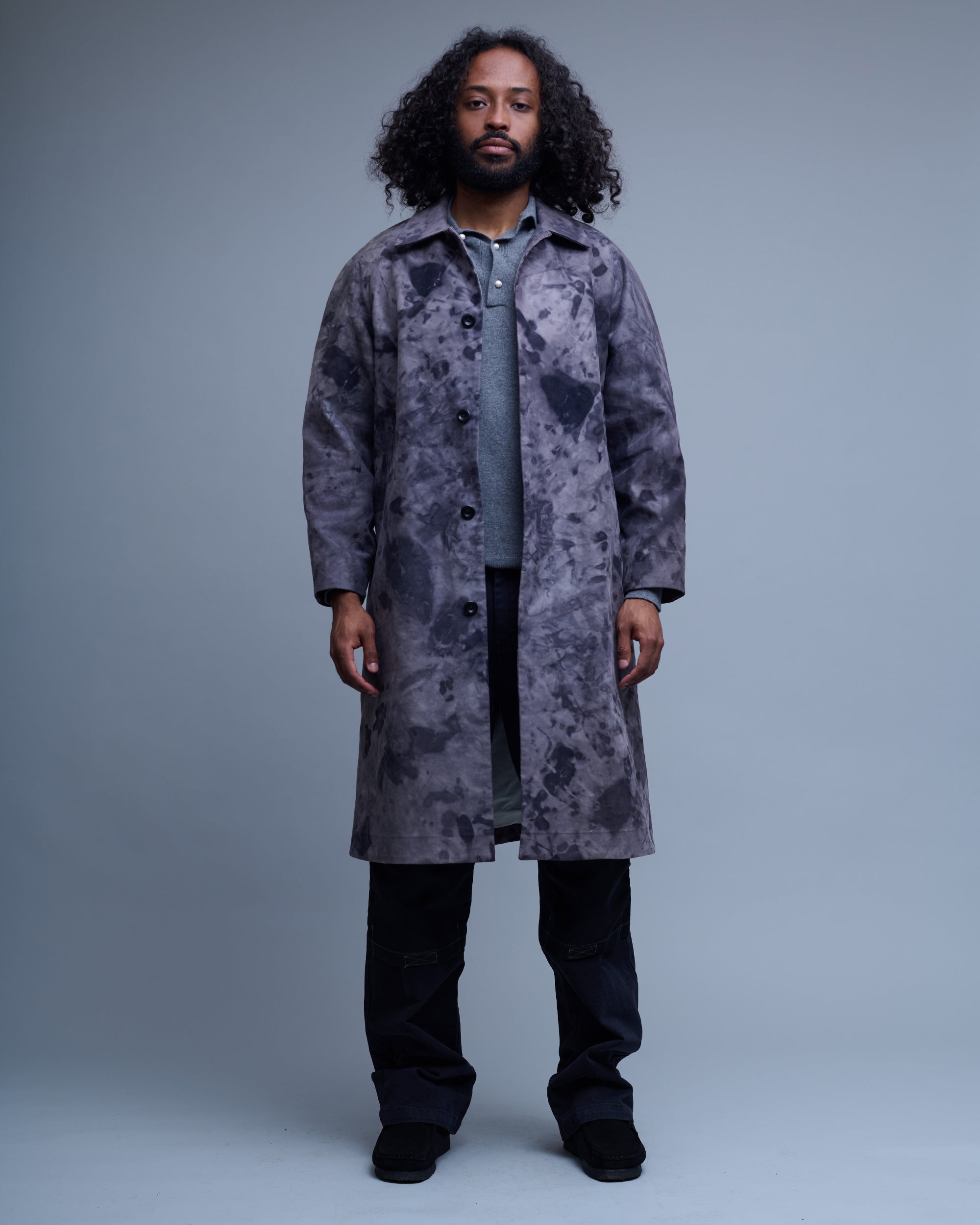 Car Natural Hand Dyed Canvas Coat