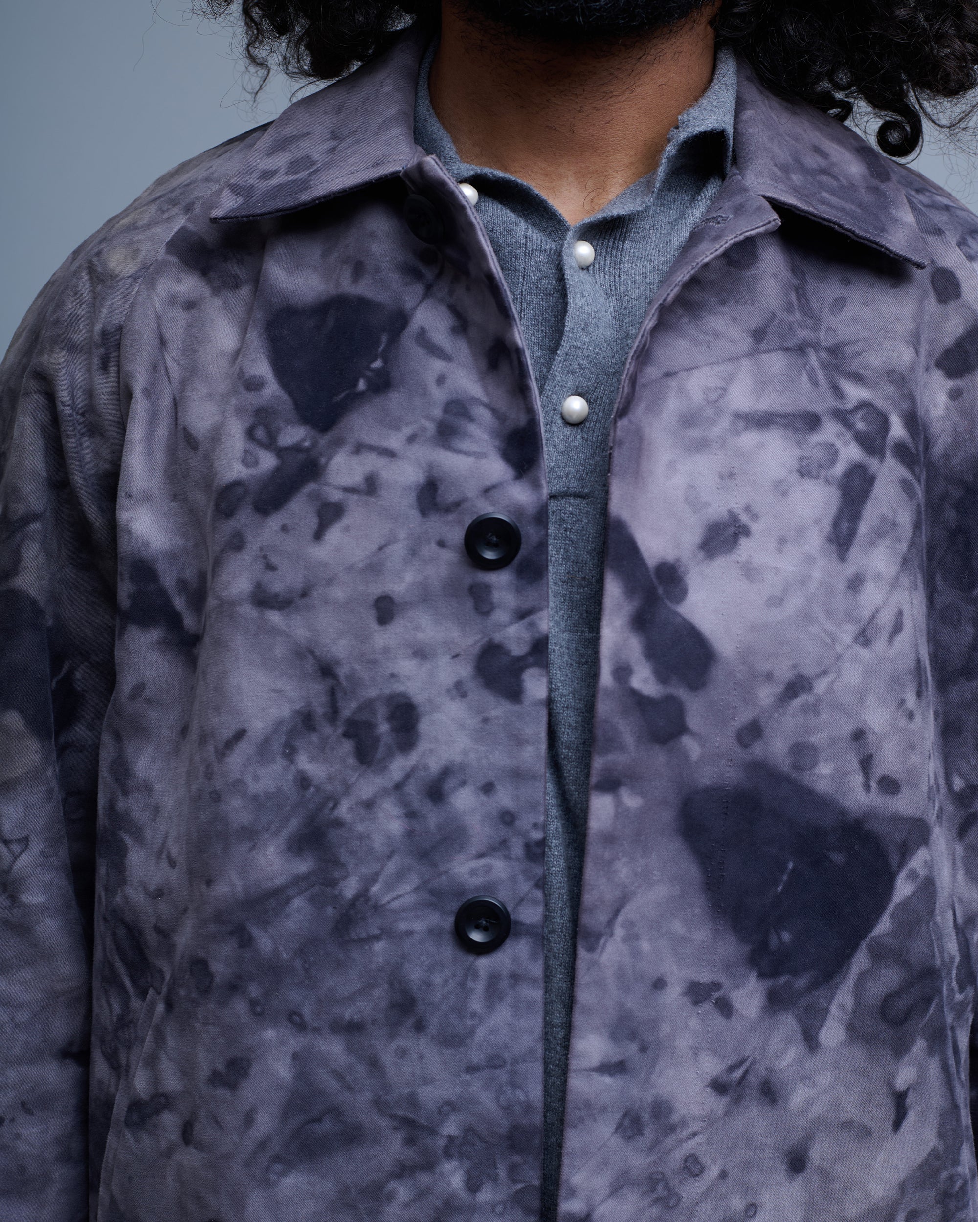 Car Natural Hand Dyed Canvas Coat
