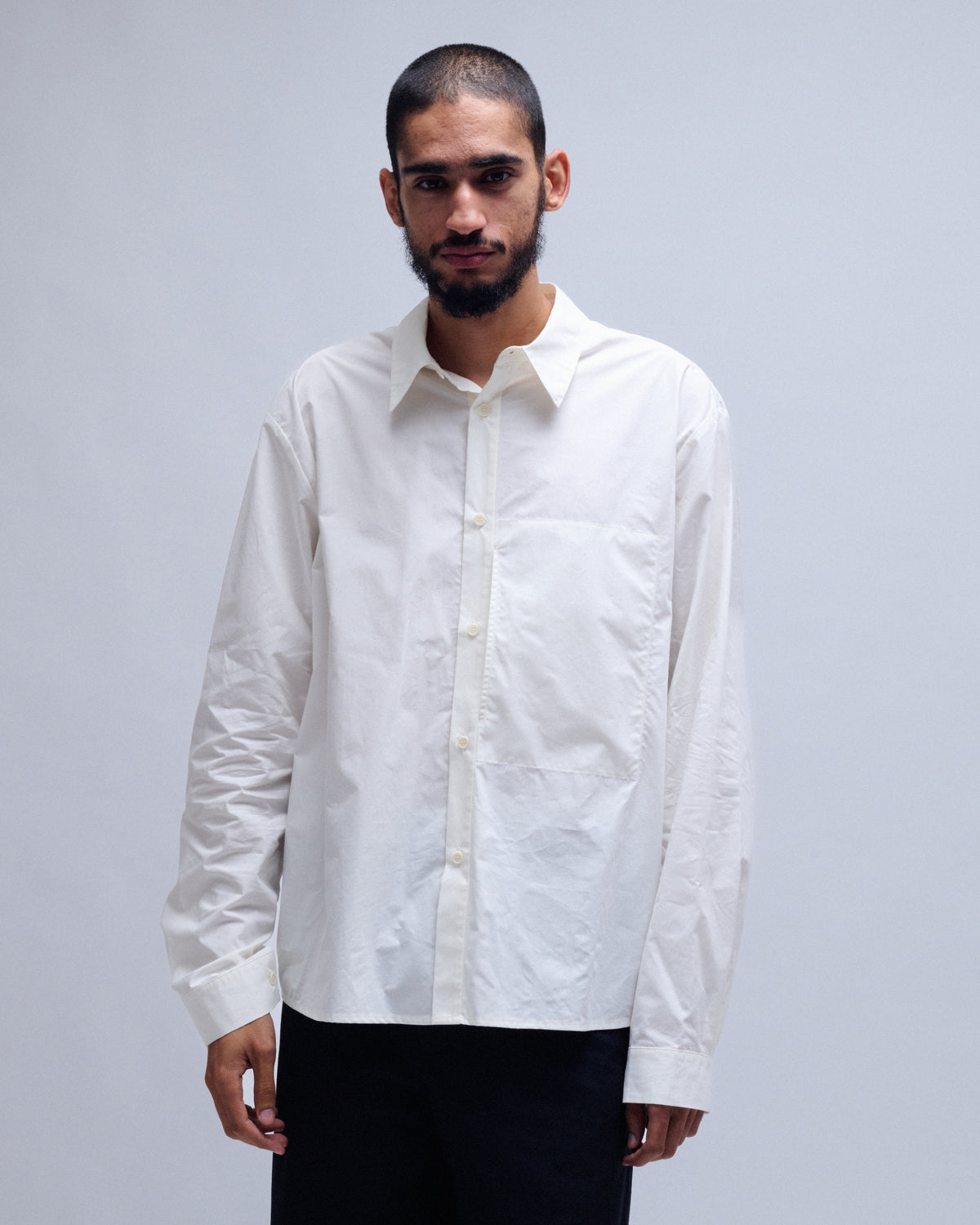 Cotton Silk Pocket Shirt