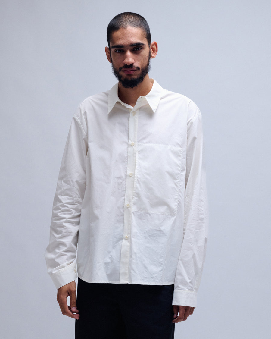 Cotton Silk Pocket Shirt