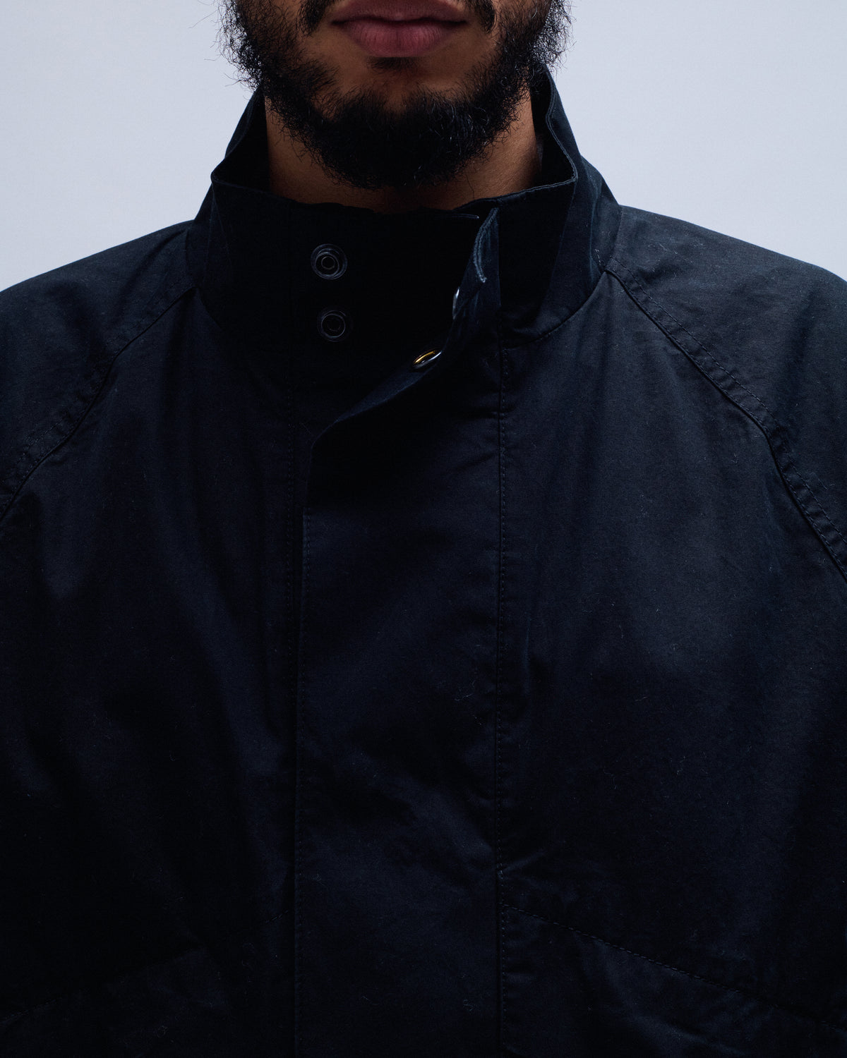 Crisp Cotton Poplin Track Jacket