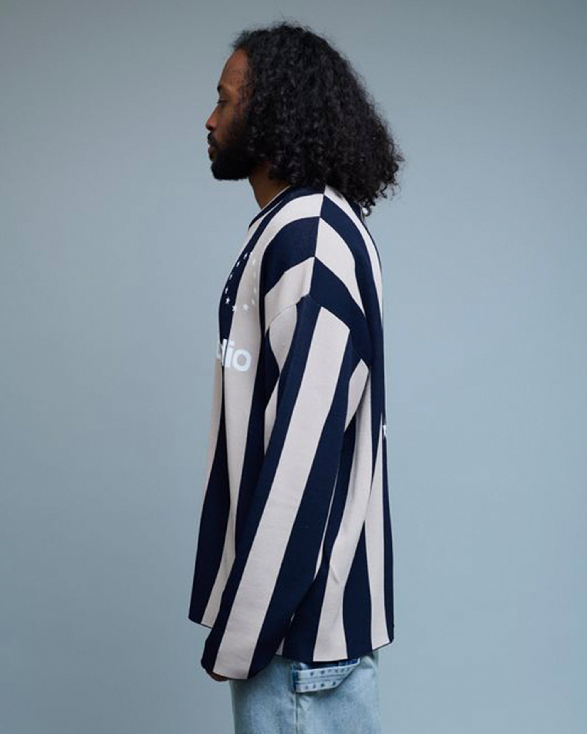 Soccer Striped Sweater