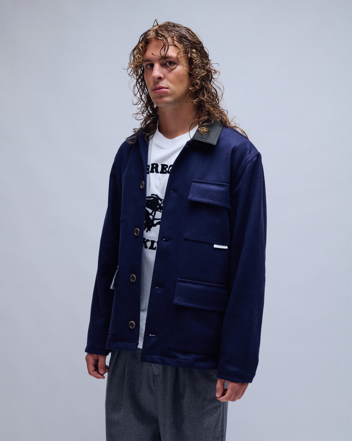Titanus Wool Cloth Chore Jacket