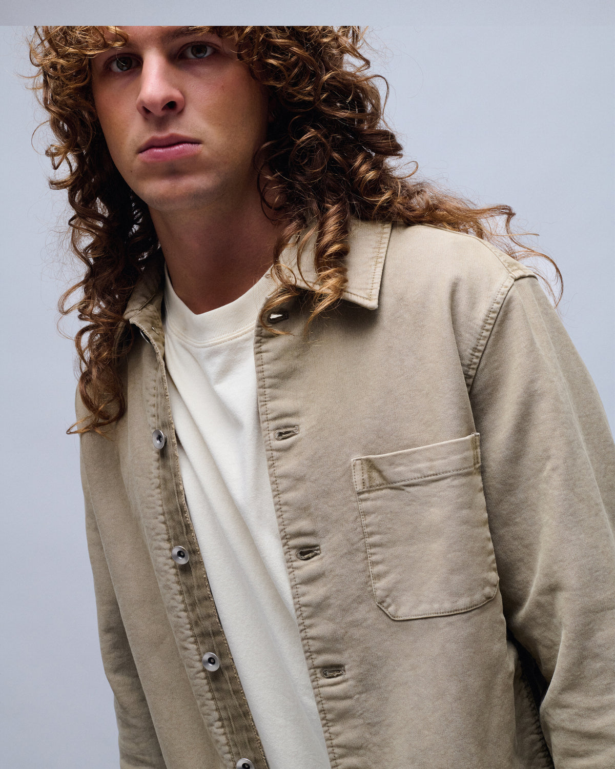 Garment Dyed Rumberjack Cotton Shirt