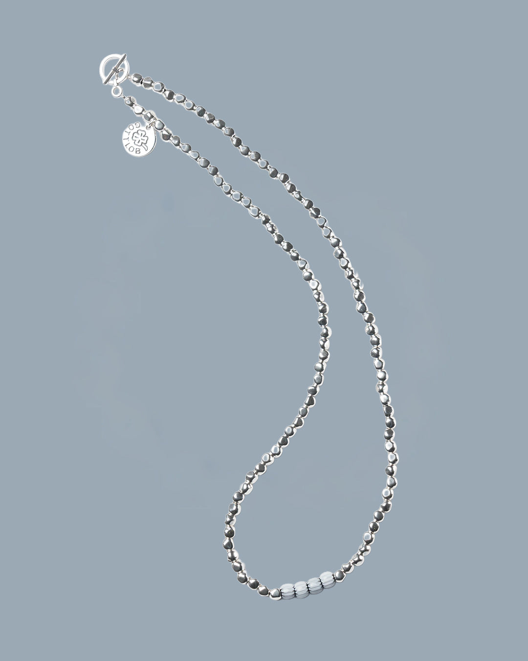 Edition 2.14 Gray/Black Necklace 23"