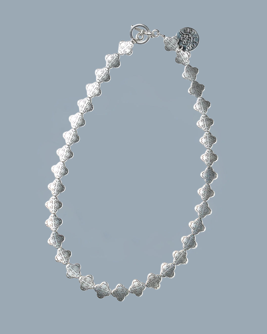 Edition 1.3 Silver 999 Coated Bead Necklace - 16"