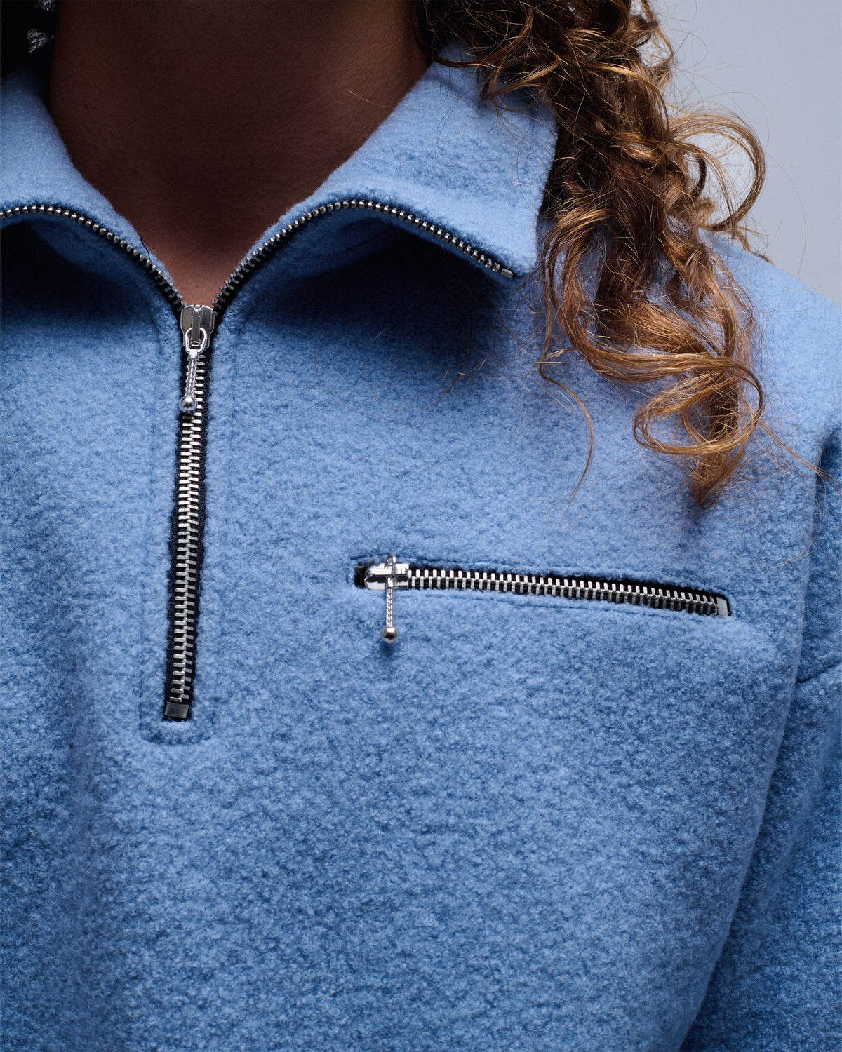 Half-Zip Wool Sweater