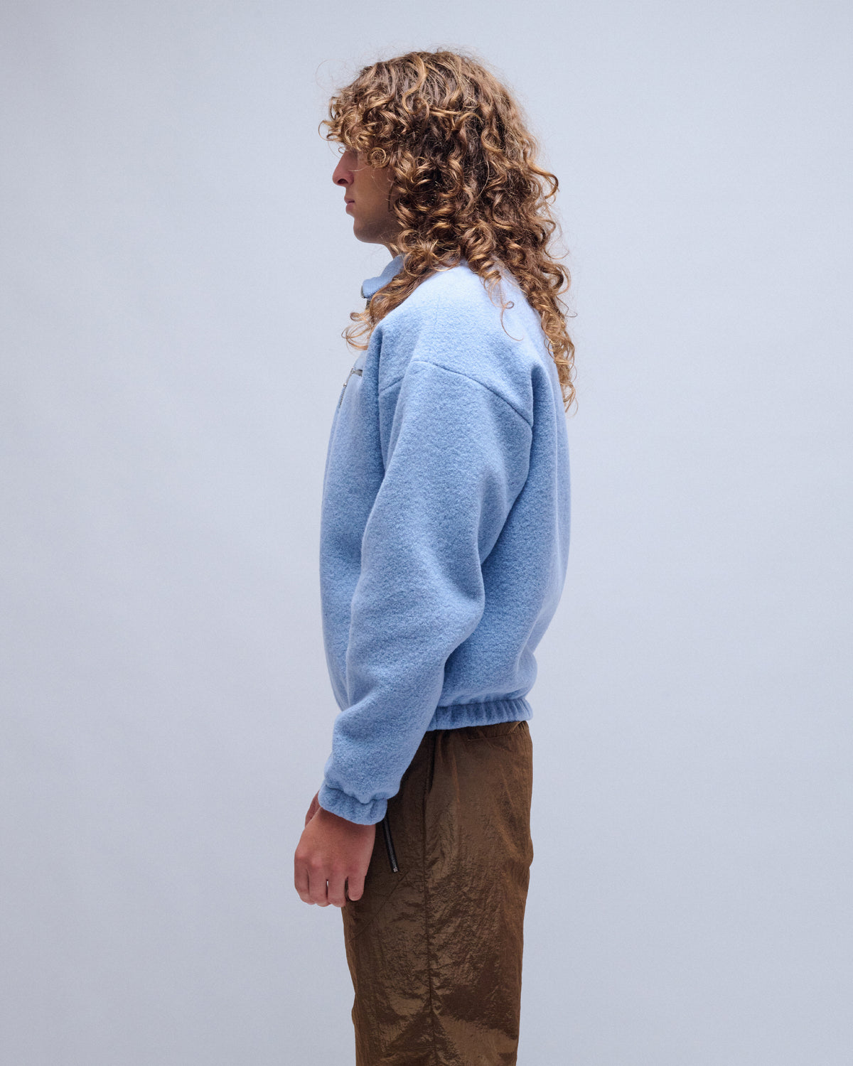 Half-Zip Wool Sweater