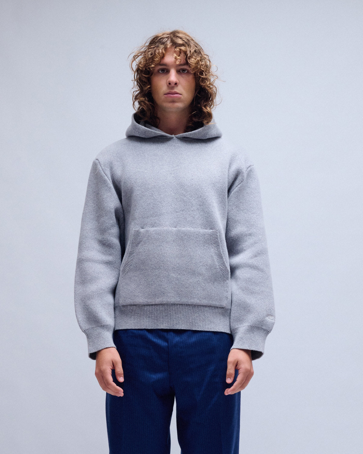 Hooded Wool Sweater