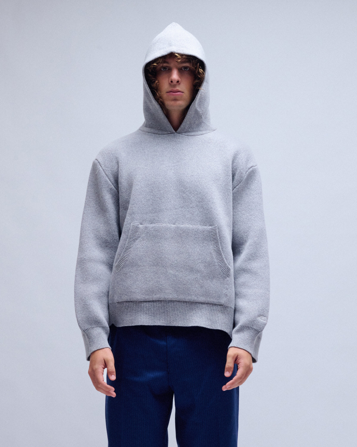 Hooded Wool Sweater