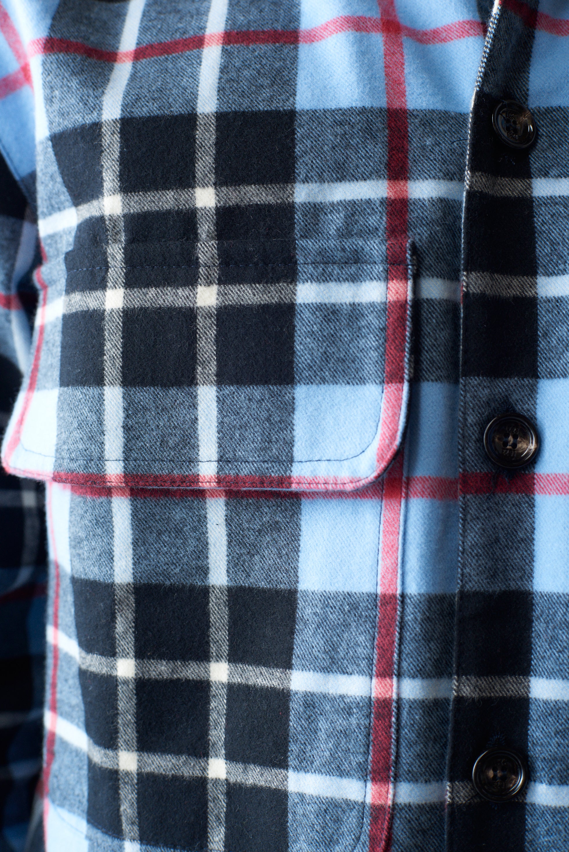 Flannel Check Overshirt