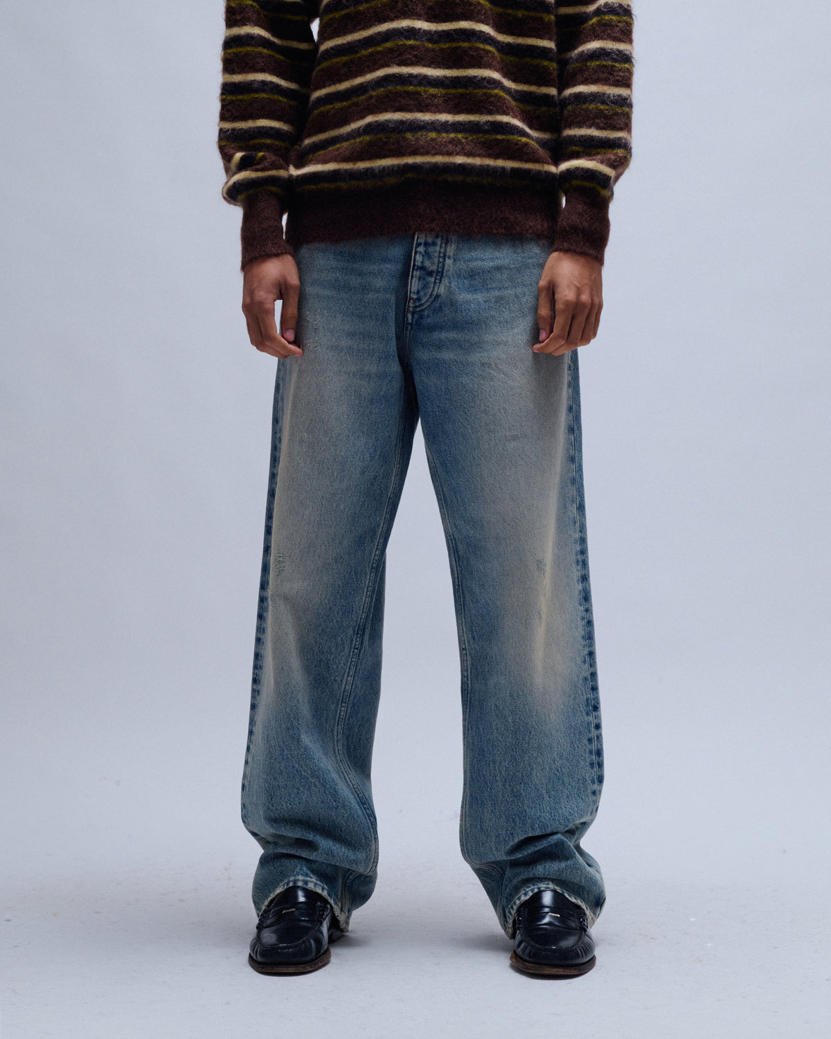 Loose Jeans - Light Worn