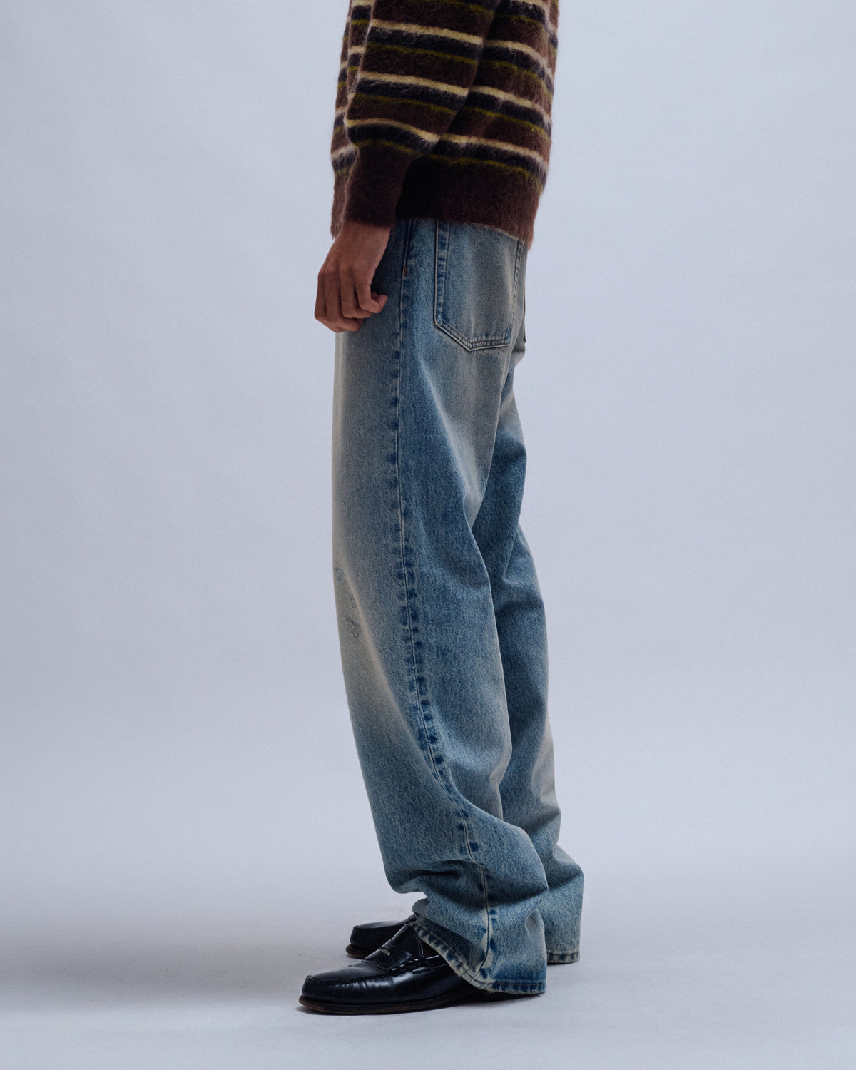 Loose Jeans - Light Worn
