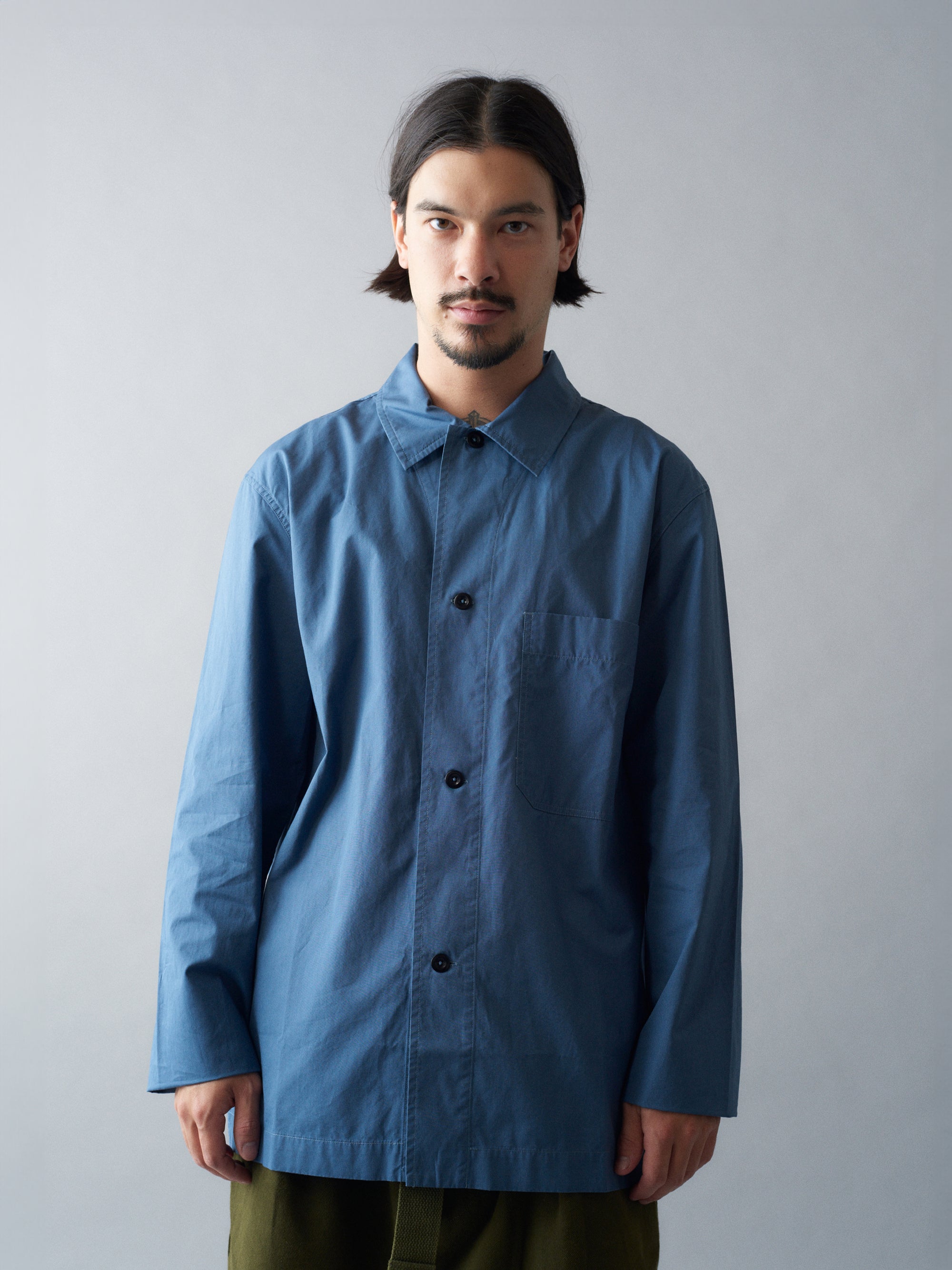 Cotton Poplin PJ Shirt