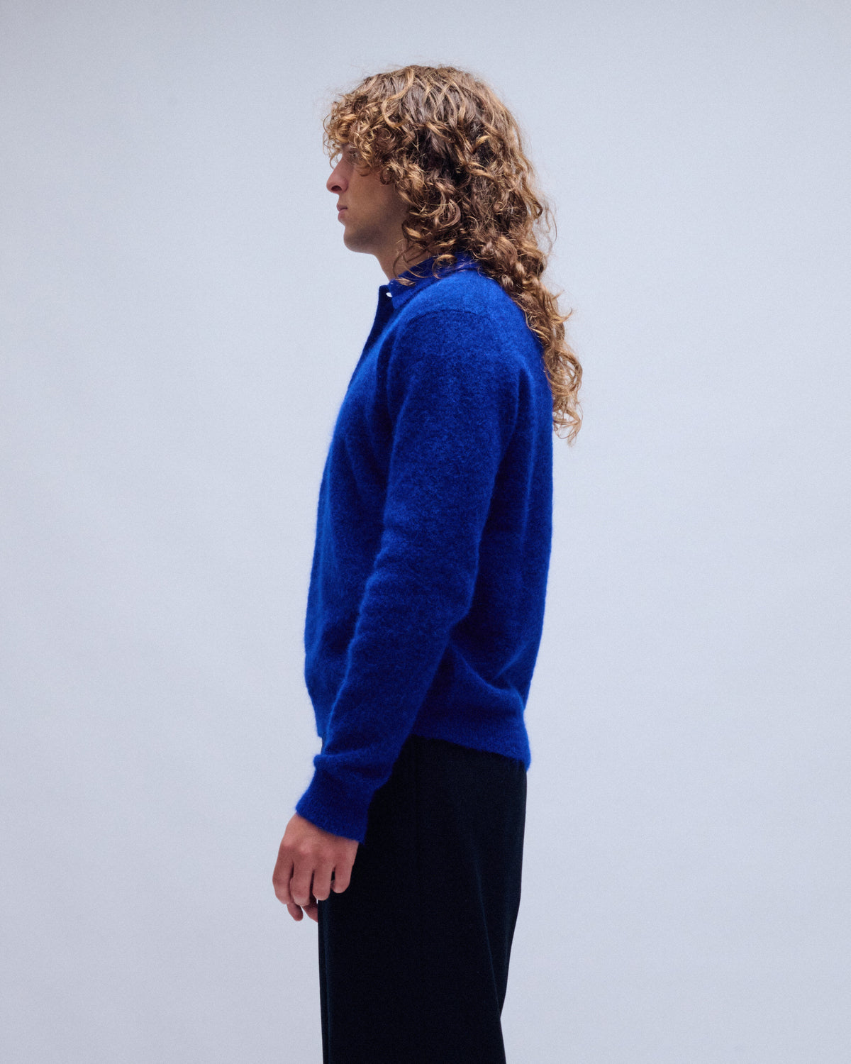 Mohair Polo Sweater