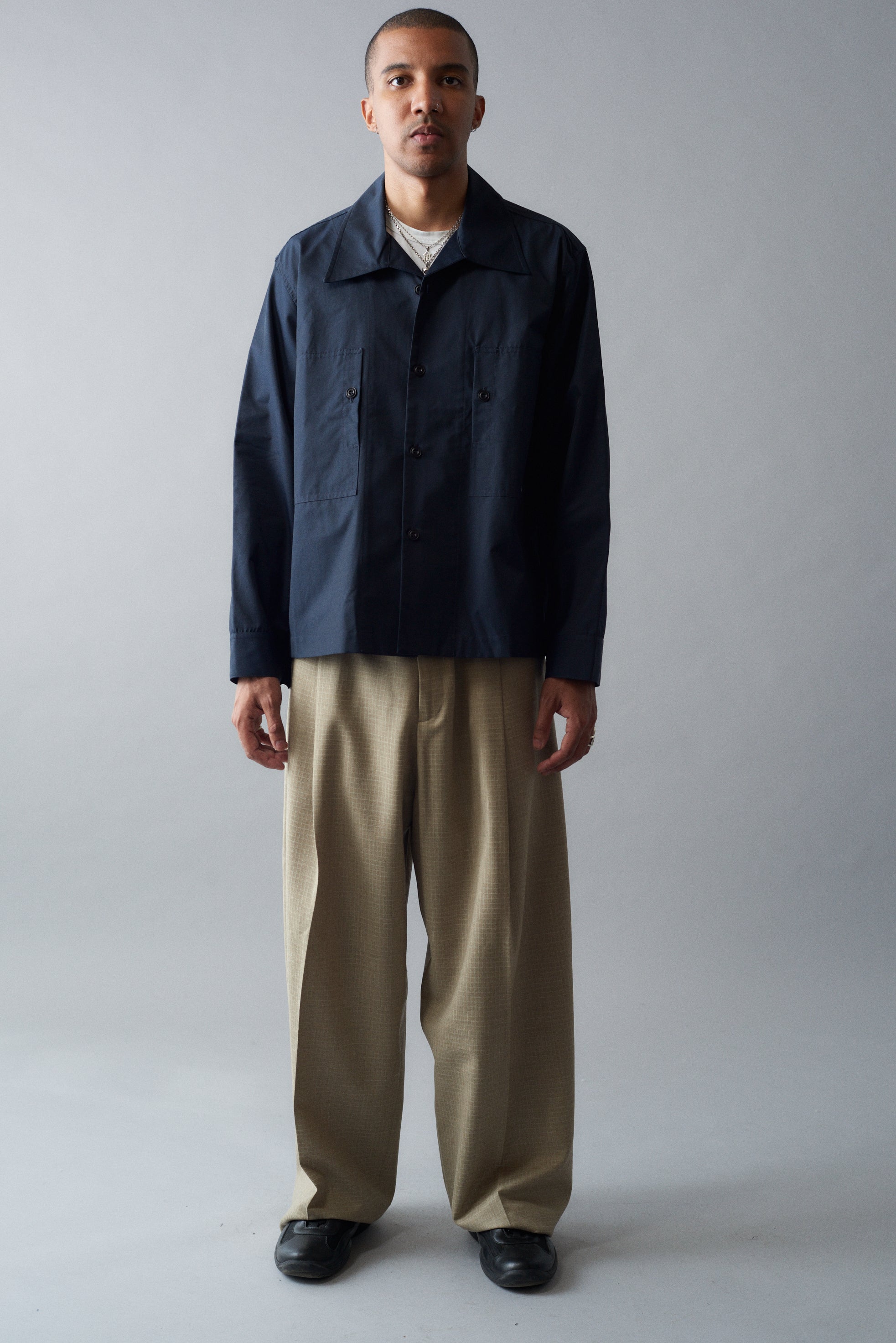 Cotton Nylon 2 Pocket Shirt